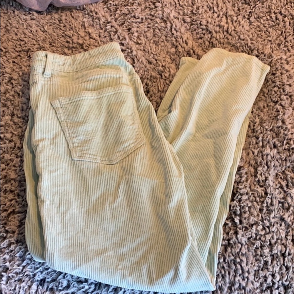 AE corduroy mom jeans